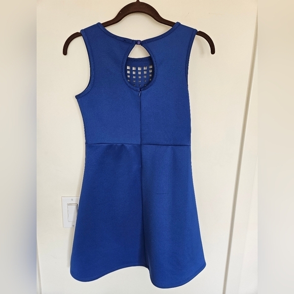 Zunie Blue Skater Dress - Picture 5 of 10